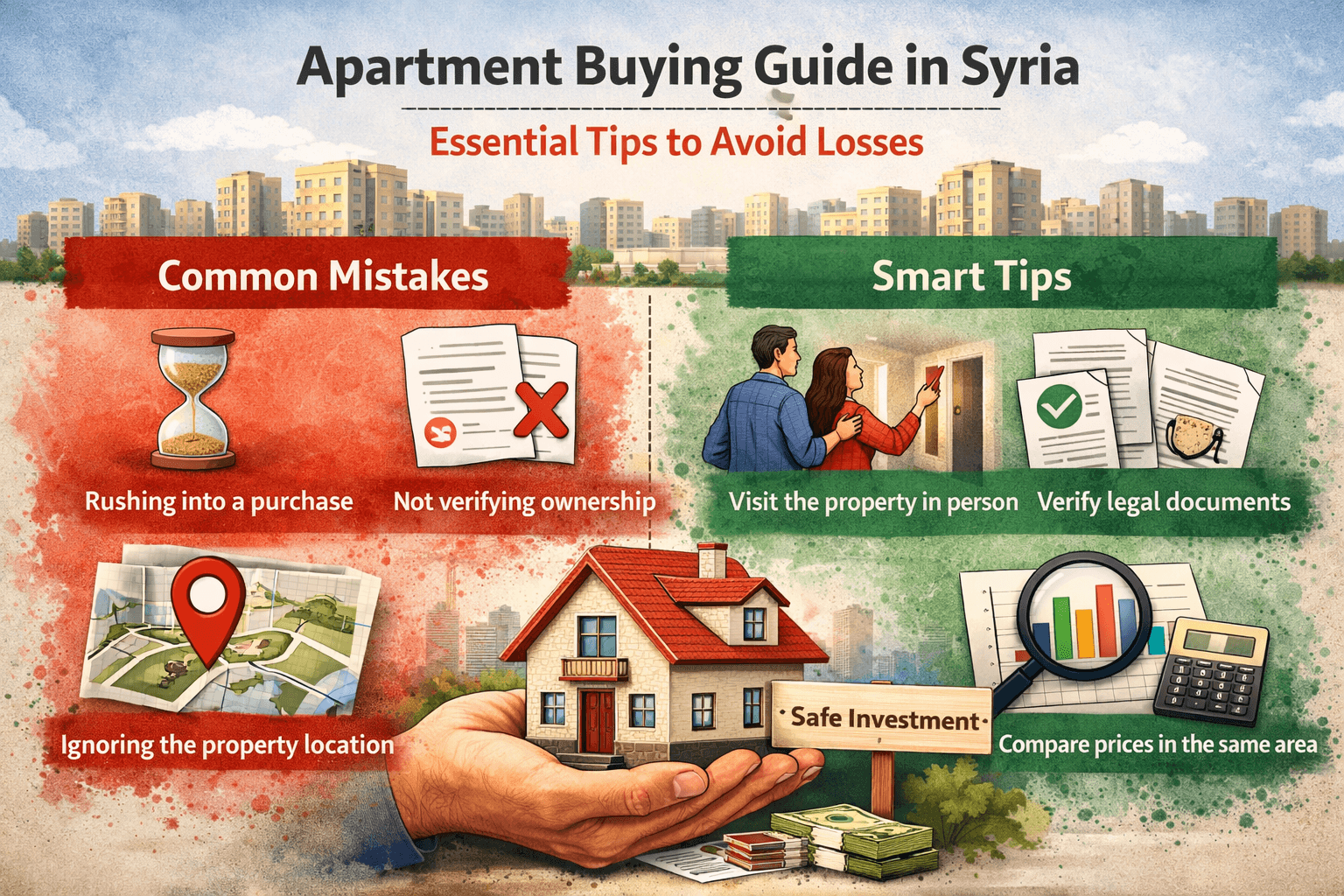 Apartment Buying Guide in Syria: Essential Tips to Avoid Losses