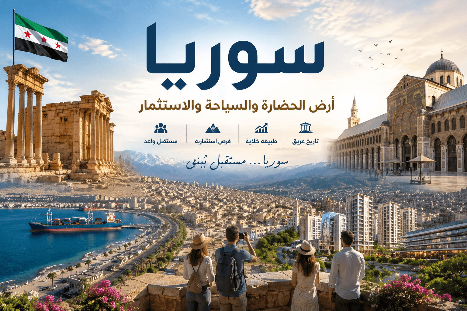 سوريا من جديد: عودة السياحة والاستثمار والعقار إلى أرض الحضارات