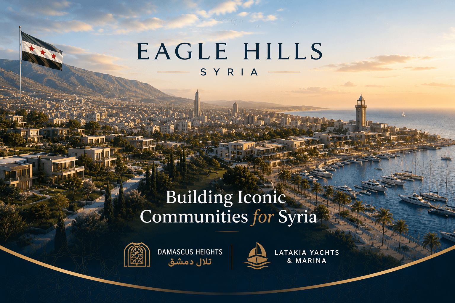 Eagle Hills Syria: Damascus Heights & Latakia Yachts & Marina